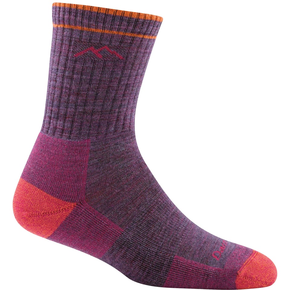Women's Hiker Micro Crew Midweight Hiking Sock Cushion