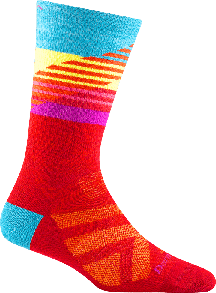 Darn Tough Women's Lillehammer Nordic Boot Lightweight Sock Red Darn Tough