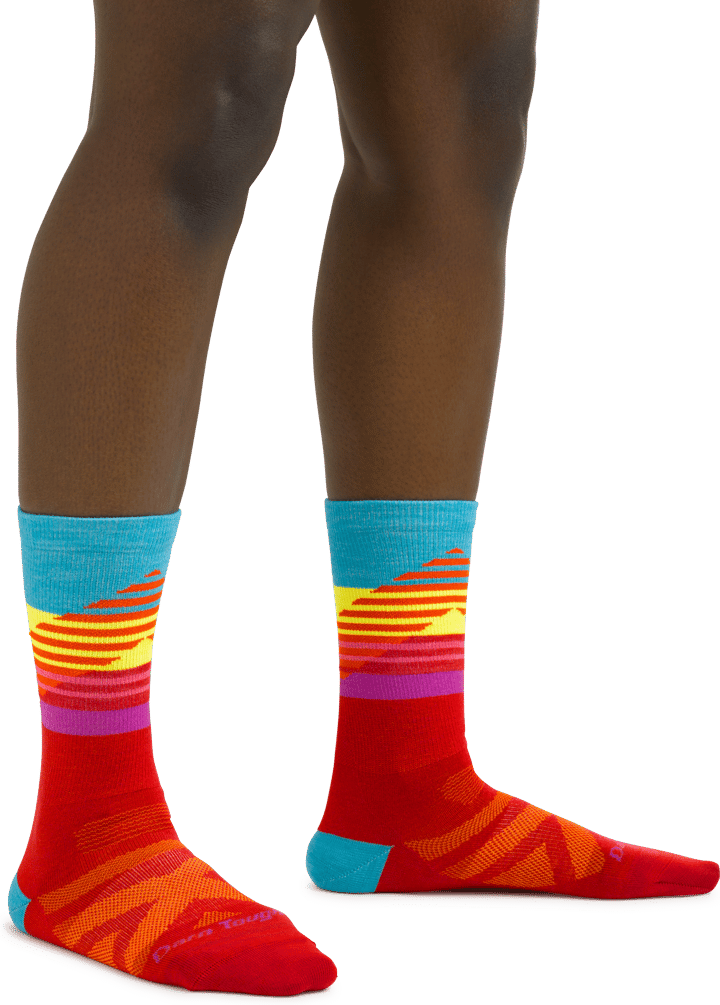 Darn Tough Women's Lillehammer Nordic Boot Lightweight Sock Red Darn Tough