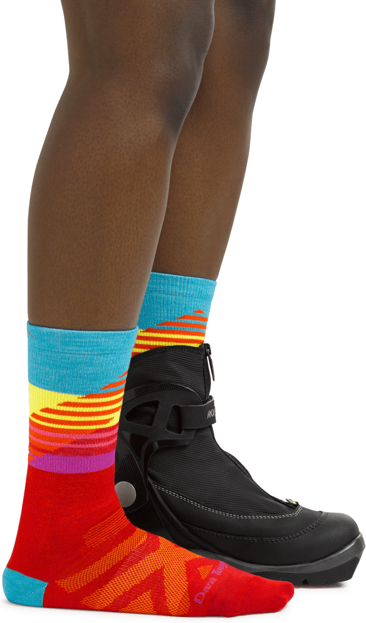 Darn Tough Women's Lillehammer Nordic Boot Lightweight Sock Red Darn Tough