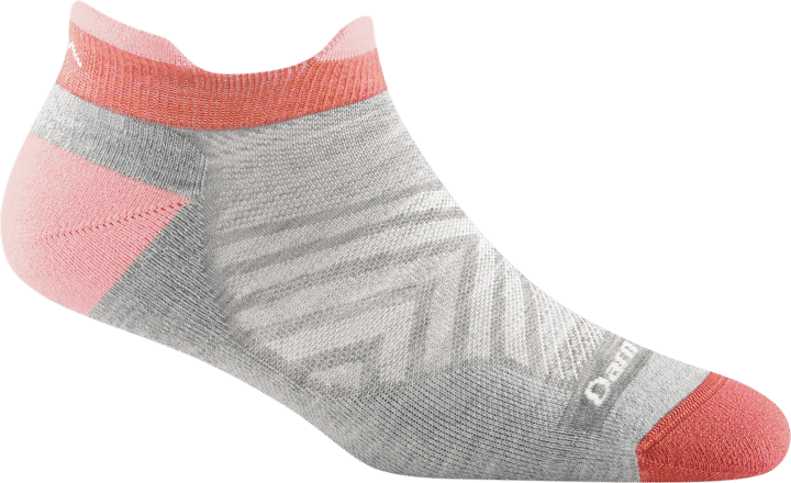 Women's Run No Show Tab Ultra-Lightweight Running Sock Cushion Ash Darn Tough