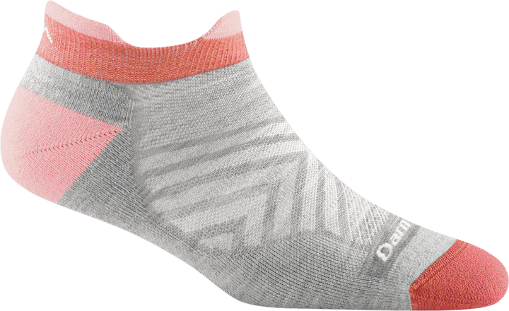 Darn Tough Women's Run No Show Tab Ultra-Lightweight Running Sock Cushion Ash Darn Tough