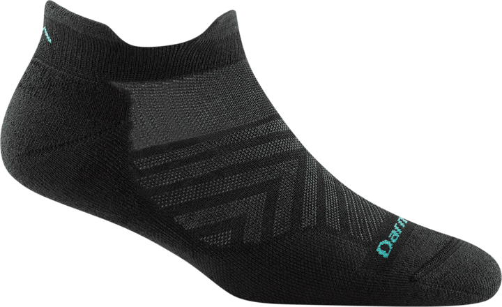 Darn Tough Women's Run No Show Tab Ultra-Lightweight Running Sock Cushion Black Darn Tough