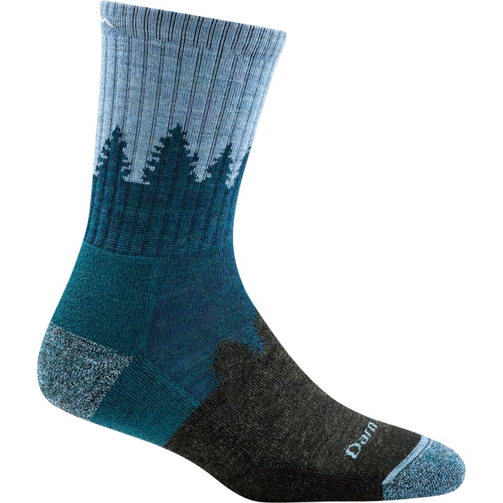 Darn Tough Women's Treeline Micro Crew Cushion Blue Darn Tough
