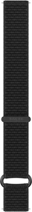 Polar Wristband Hook & Loop Nylon 22mm Black Elektroniktillbehör Svart M/L