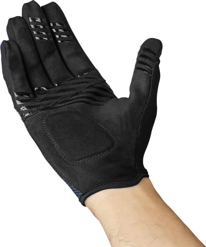 Gripgrab Ride Lite Padded Full Finger Summer Gloves Navy Blue Gripgrab