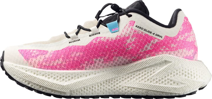 Salomon Women's Aero Glide 4 Grvl Vanilla Ice/Knockout Pink/Black Salomon