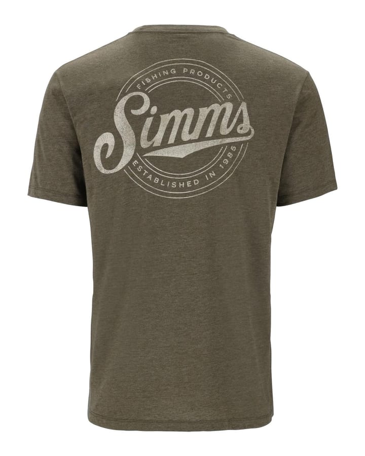 Simms Circle Lockup T-Shirt Military Heather Simms Simms Circle Lockup T-Shirt Military Heather Simms