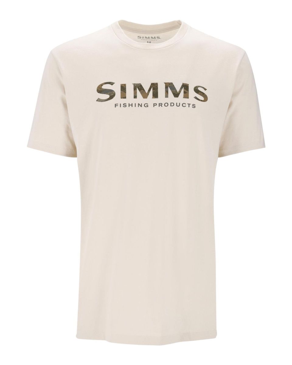 Simms Simms Shroud Fill Logo T-Shirt Natural