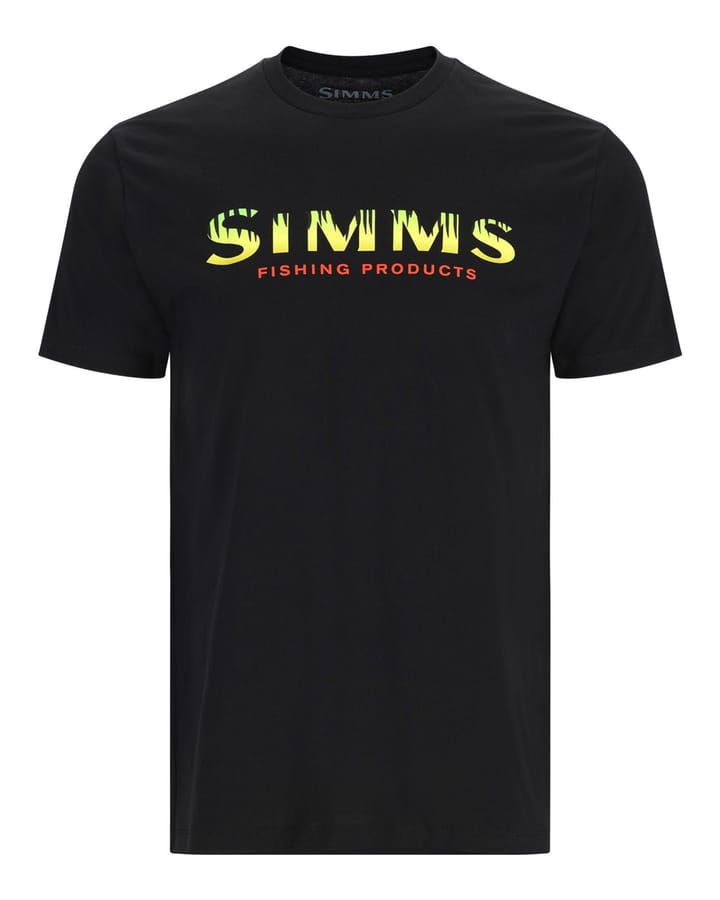 Simms Simms Logo T-Shirt Jet Black Simms