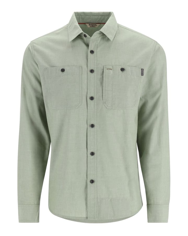 Simms Simms Cutbank Chambray Shirt Cinder Chabray Simms