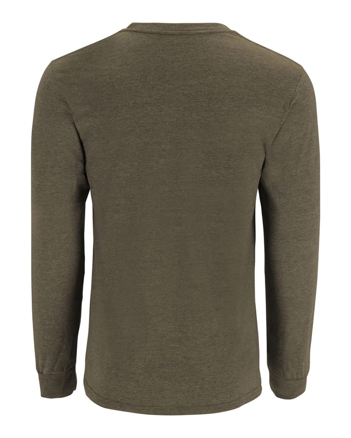 Simms Simms Logo Shirt Ls Loden Heather Simms Simms Simms Logo Shirt Ls Loden Heather Simms