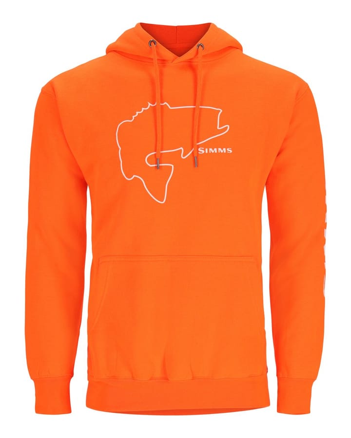 Simms Simms Bass Outline Hoody Neon Orange Simms Simms Simms Bass Outline Hoody Neon Orange Simms