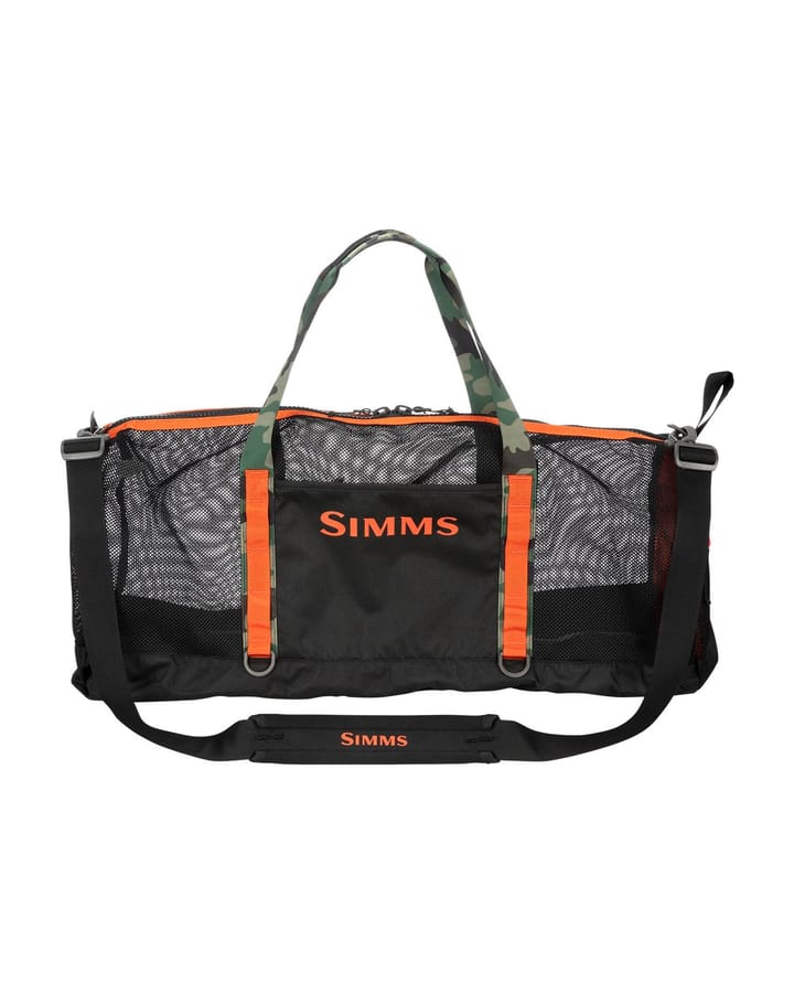 Simms Simms Challenger Mesh Duffel Hex Flow Camo Carbon Simms Simms Simms Challenger Mesh Duffel Hex Flow Camo Carbon Simms