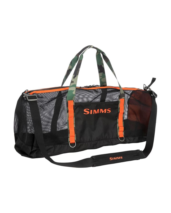 Simms Simms Challenger Mesh Duffel Hex Flow Camo Carbon Simms Simms Simms Challenger Mesh Duffel Hex Flow Camo Carbon Simms