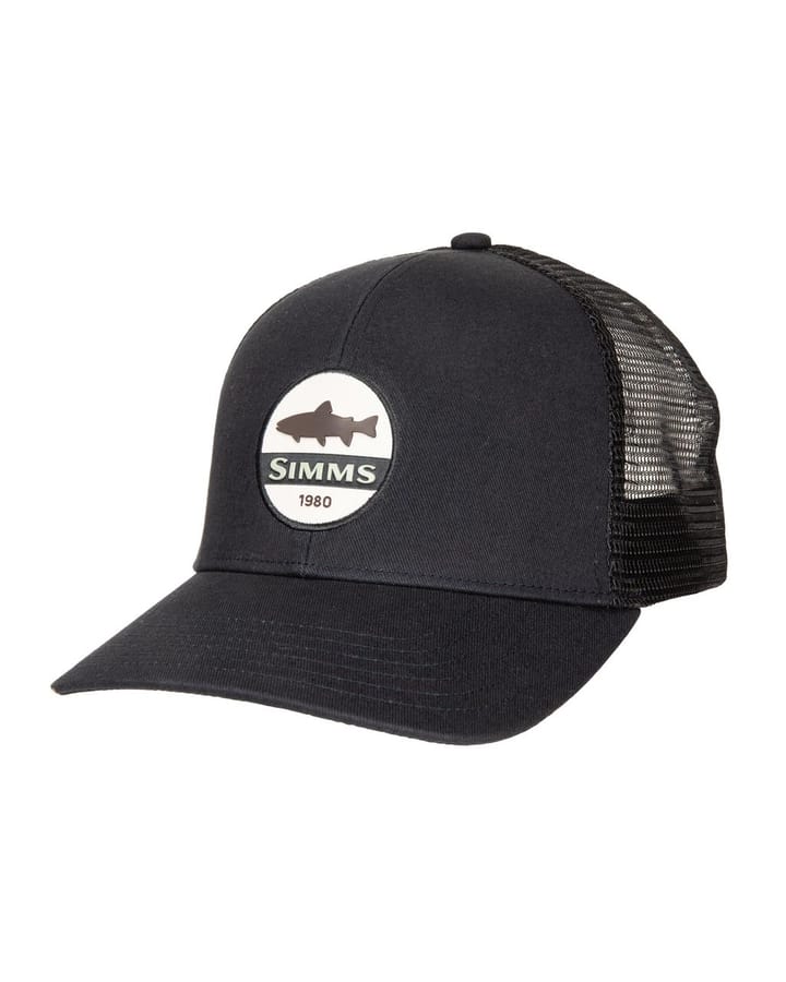 Simms Simms Trout Patch Trucker Caps Black Simms Simms Simms Trout Patch Trucker Caps Black Simms