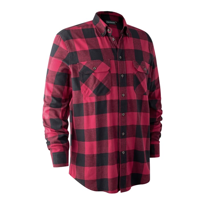 Men's Marvin Flannel Shirt Red Check Deerhunter