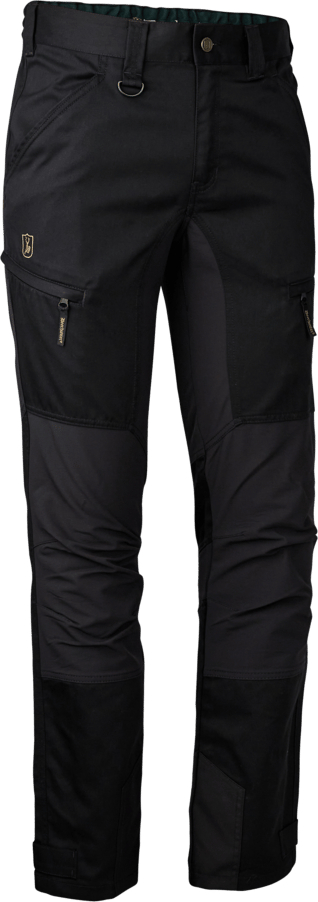 Deerhunter Men's Rogaland Stretch Trousers with Contrast Black