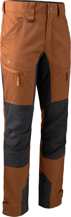 Men’s Rogaland Stretch Trousers with Contrast Burnt Orange
