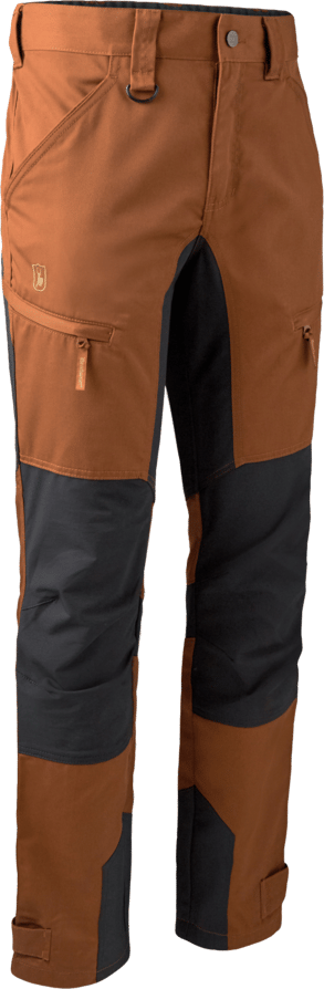 Deerhunter Men's Rogaland Stretch Trousers with Contrast Burnt Orange