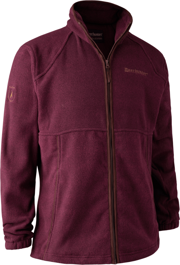 Men's Wingshooter Fleece Jacket Burgundy Deerhunter