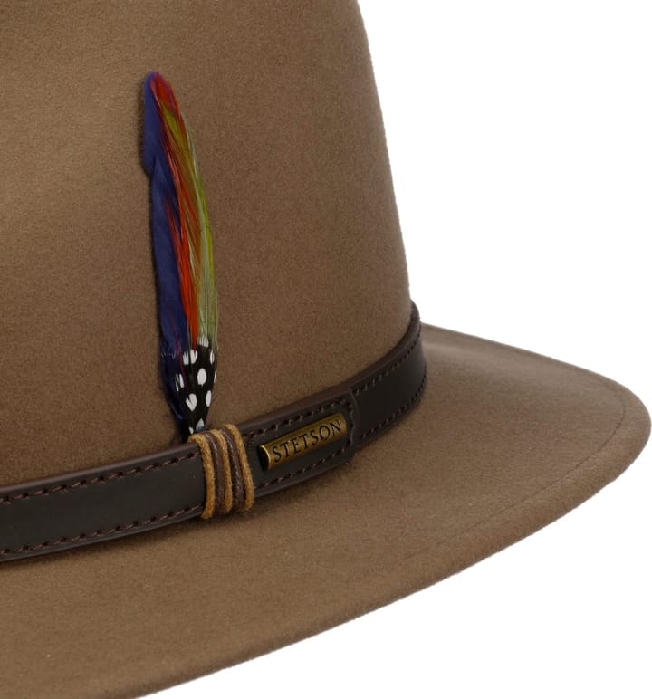 Stetson Delvaro Traveller Wool Hat Brown Stetson