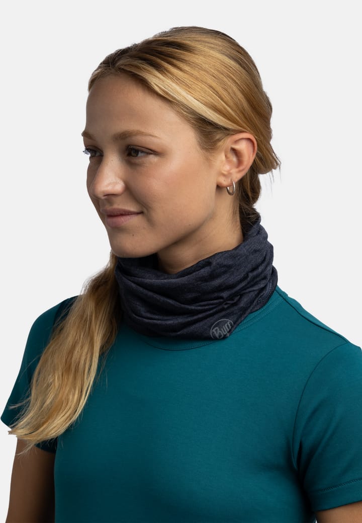 Buff Merino Lightweight Neckwear Solid Night Blue Buff