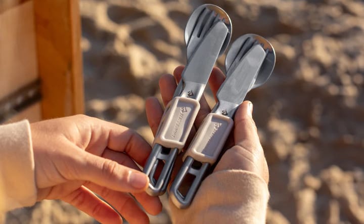 Sea To Summit Detour Stainless Steel Cutlery Set 6 Piece Stainless Steel Grey Sea To Summit