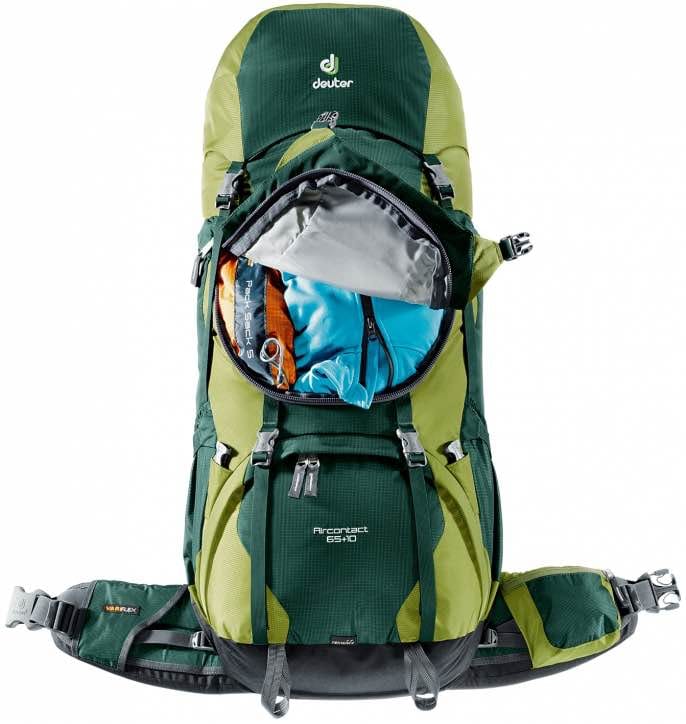 Deuter Aircontact 65 + 10 Midnight-Ocean Deuter Deuter Aircontact 65 + 10 Midnight-Ocean Deuter