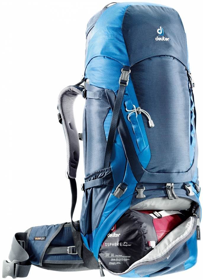 Deuter Aircontact 65 + 10 Midnight-Ocean Deuter Deuter Aircontact 65 + 10 Midnight-Ocean Deuter