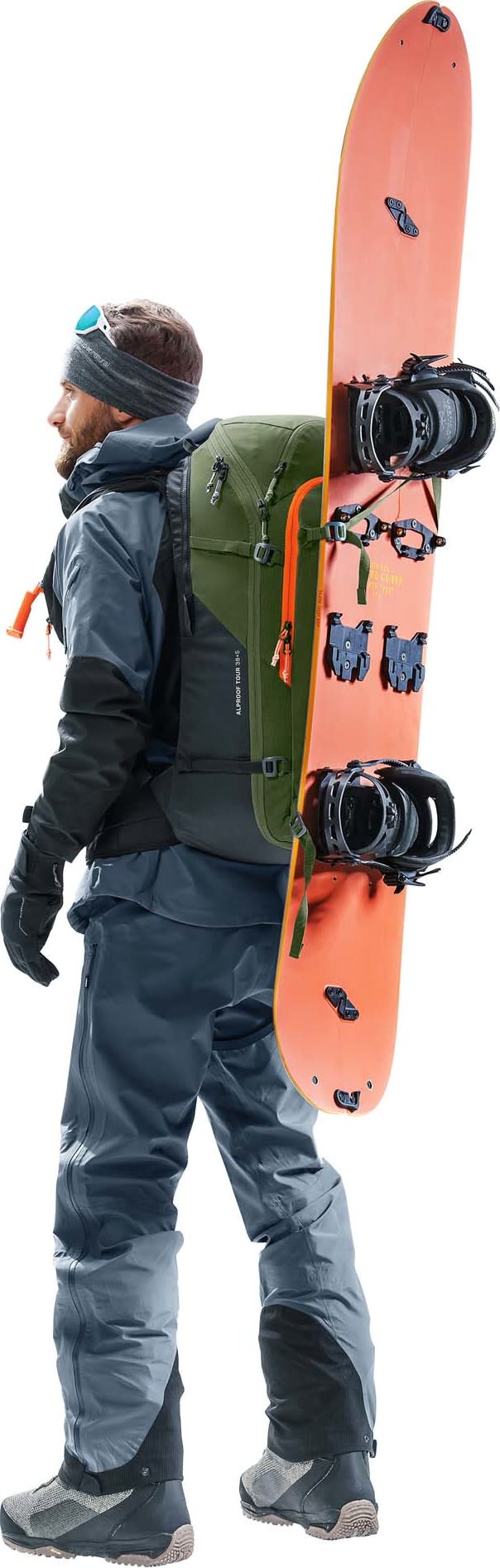 Deuter Men's Alproof Tour 38+5 Khaki-Black Deuter Deuter Men's Alproof Tour 38+5 Khaki-Black Deuter