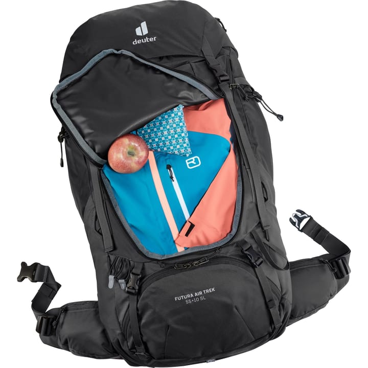 Deuter Women's Futura Air Trek 55 + 10 SL Black/graphite Deuter