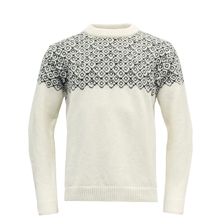 Bjørnøya Sweater Crew Neck OFFWHITE/INK Devold