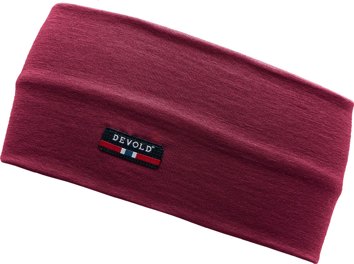 Devold Breeze Merino 150 Headband BEETROOT