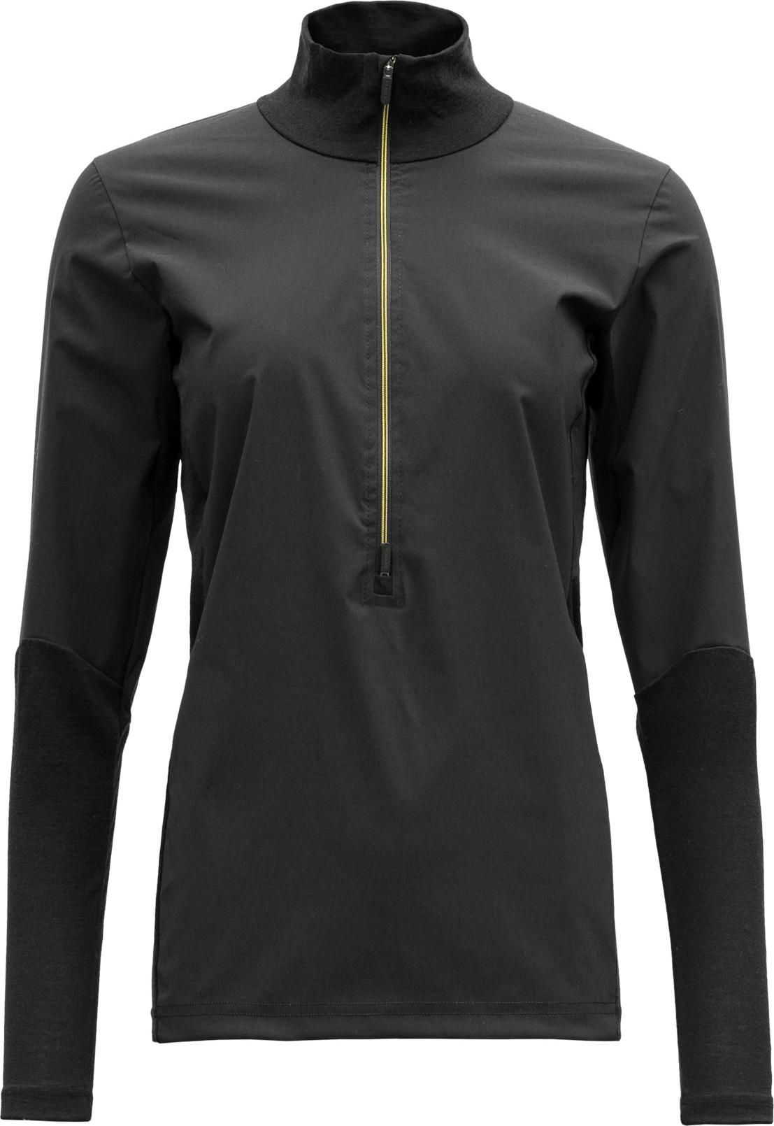 Devold Women's Cover Zip Neck Caviar