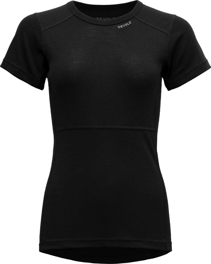 Women's Lauparen Merino 190 T-Shirt BLACK Devold