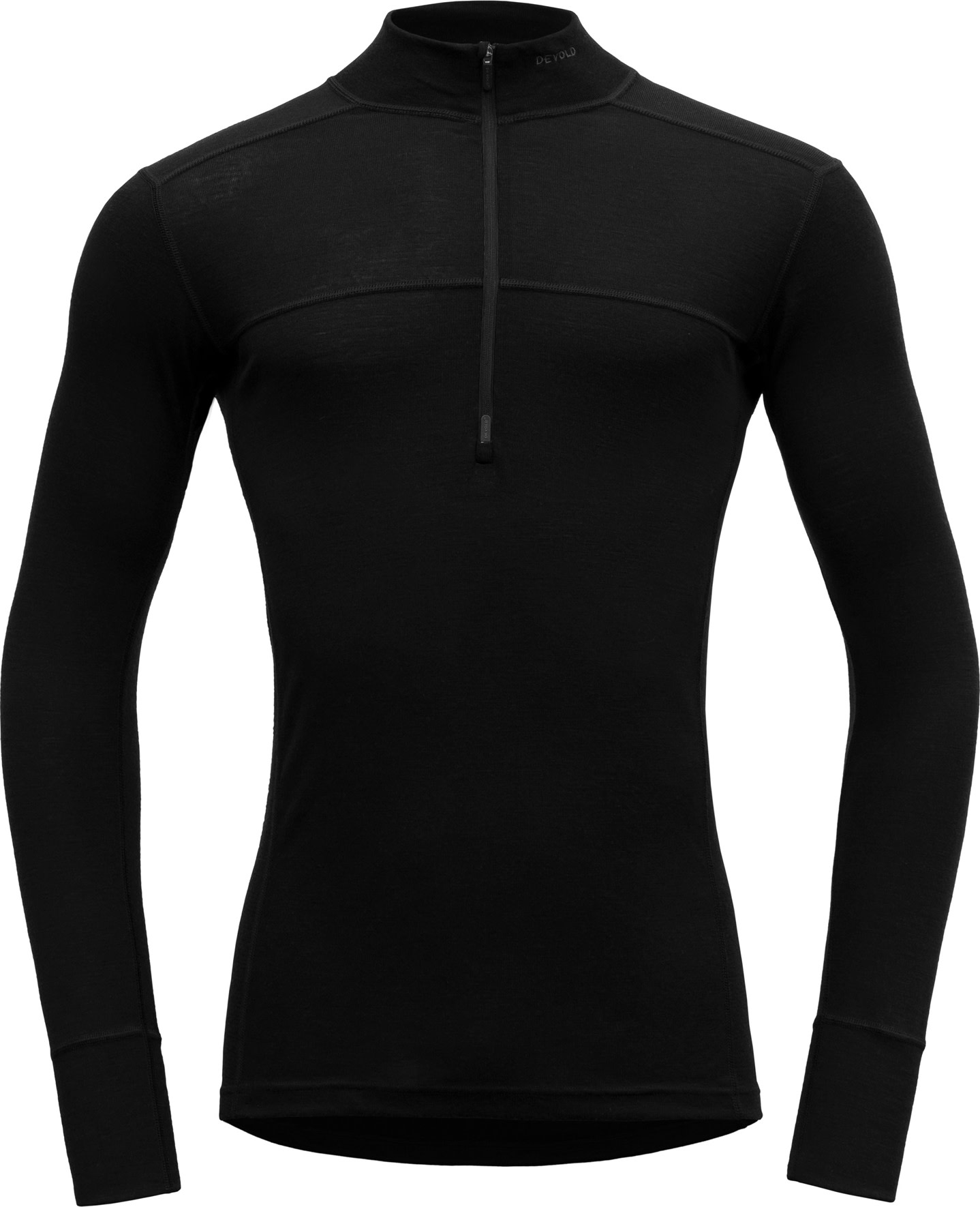 Men’s Lauparen Merino 190 Zip Neck BLACK