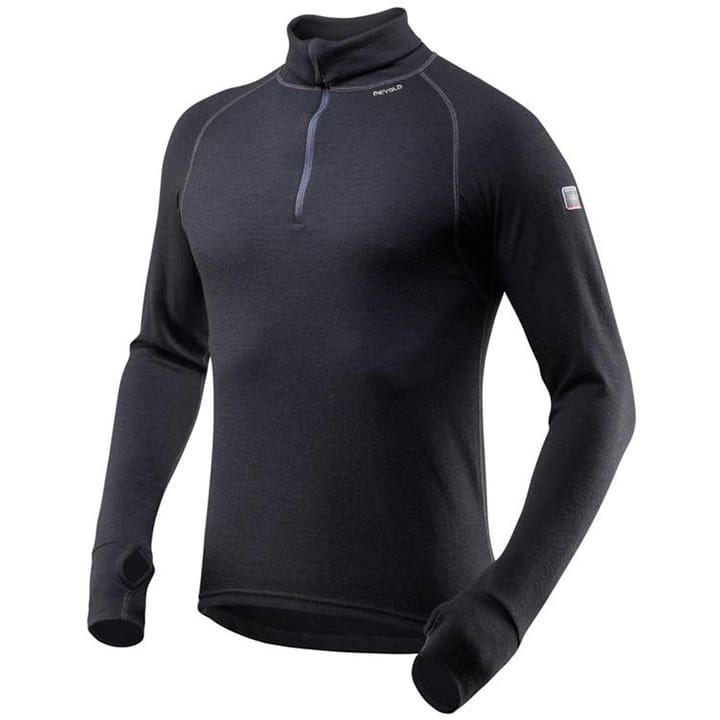 Expedition Man Zip Neck BLACK Devold