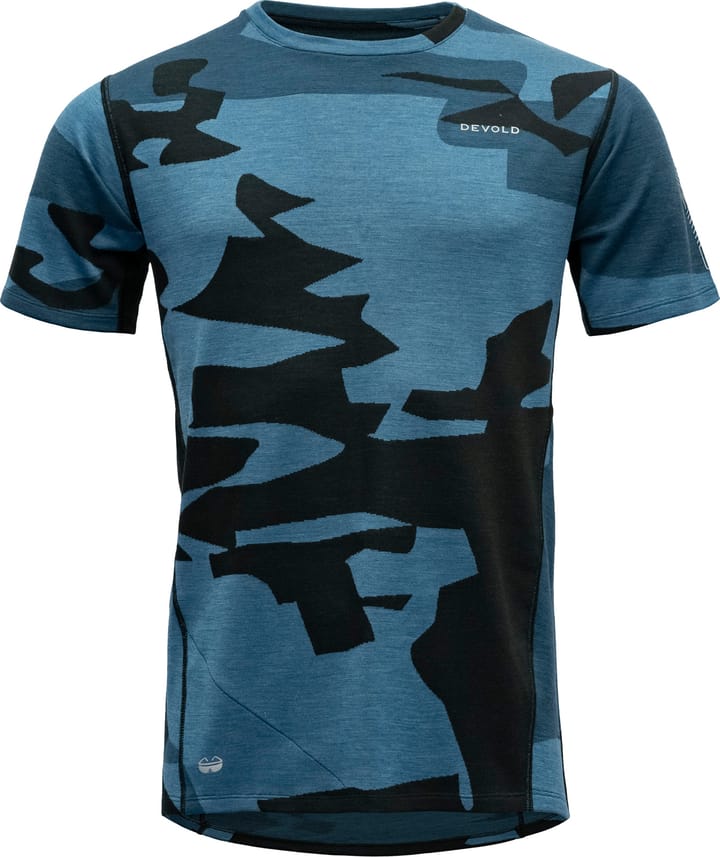 Devold Men's Kløvstien Merino Tee Blue Devold