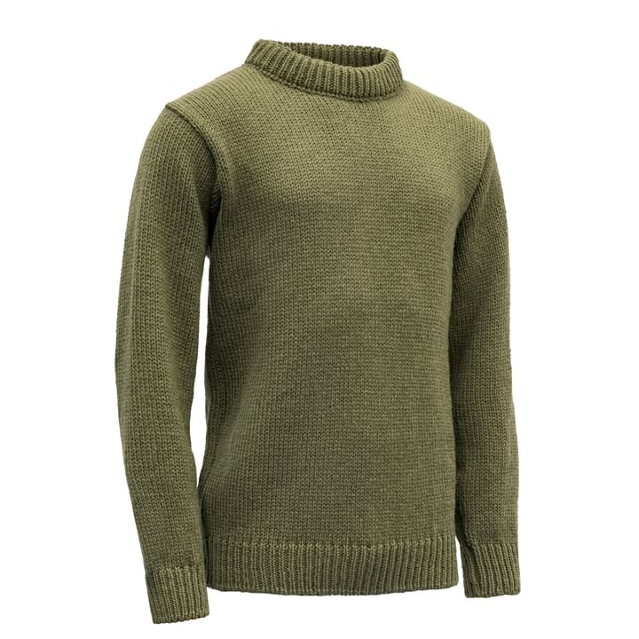 Devold Nansen Man Sweater Crew Neck Olive Devold