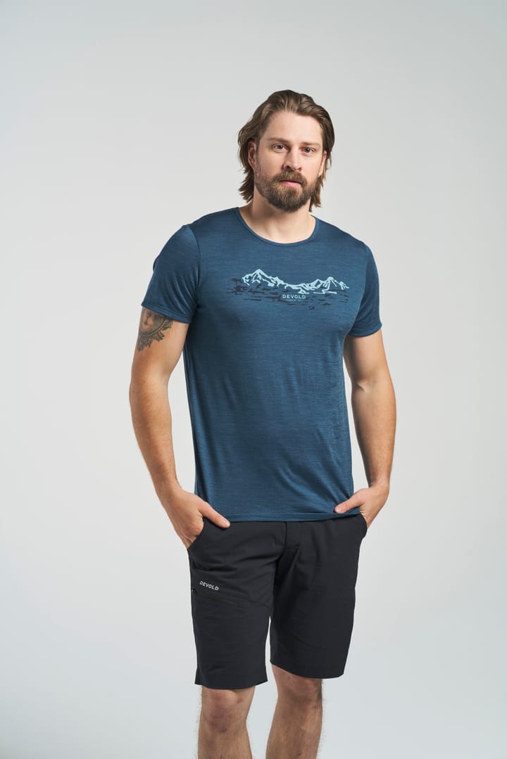 Devold Men's Utladalen Merino 130 Tee Flood Devold