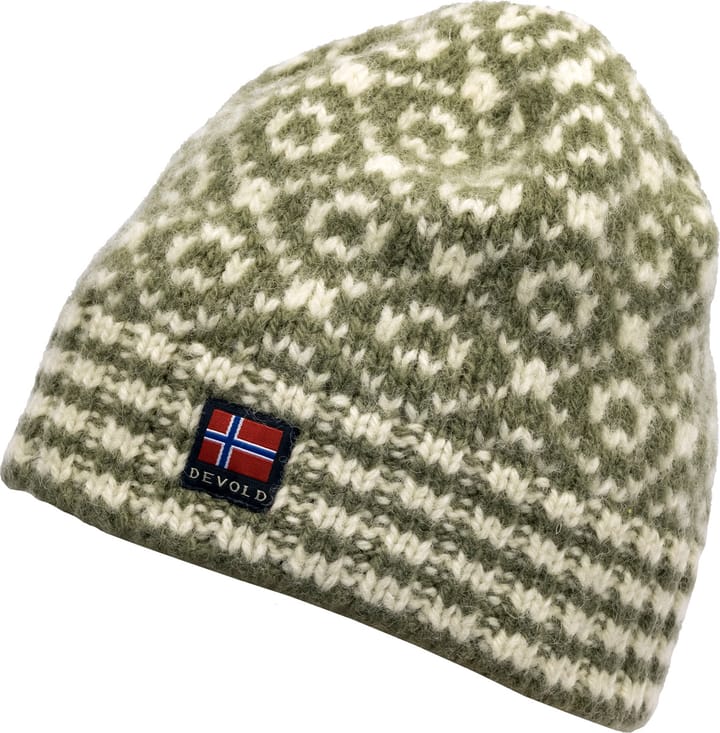 Devold Svalbard Beanie Olive/Offwhite Devold Devold Svalbard Beanie Olive/Offwhite Devold