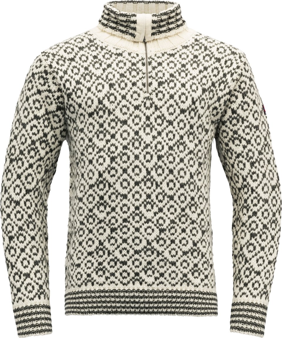 Unisex Svalbard Wool Zip Neck