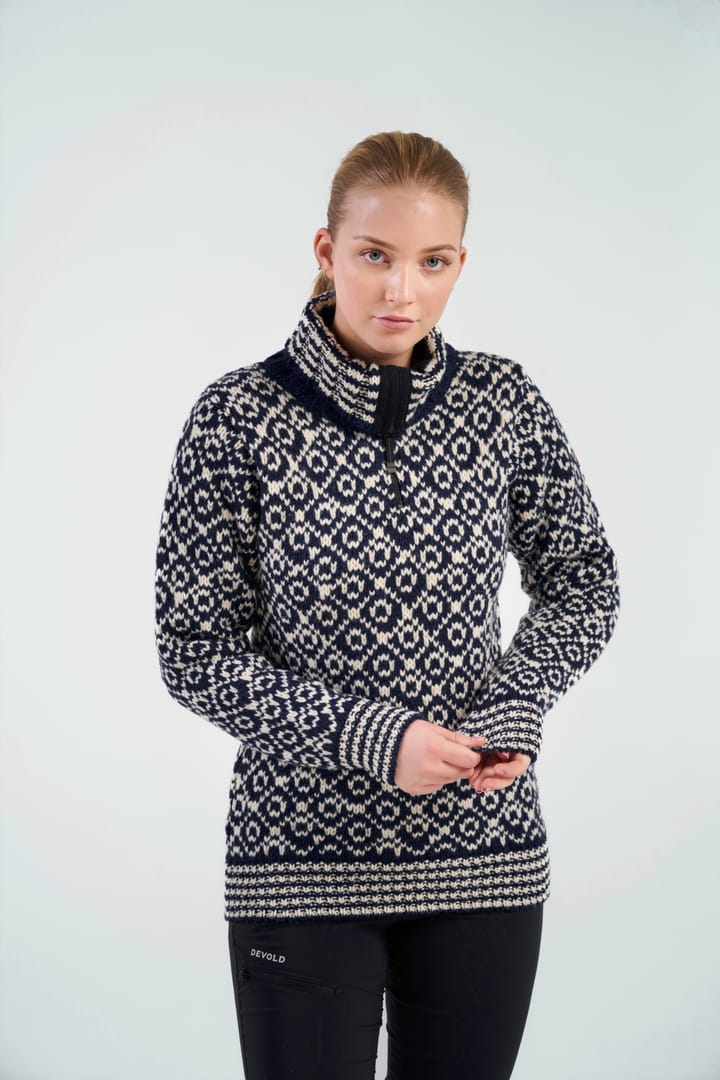 Devold Unisex Svalbard Wool Zip Neck  Night Devold