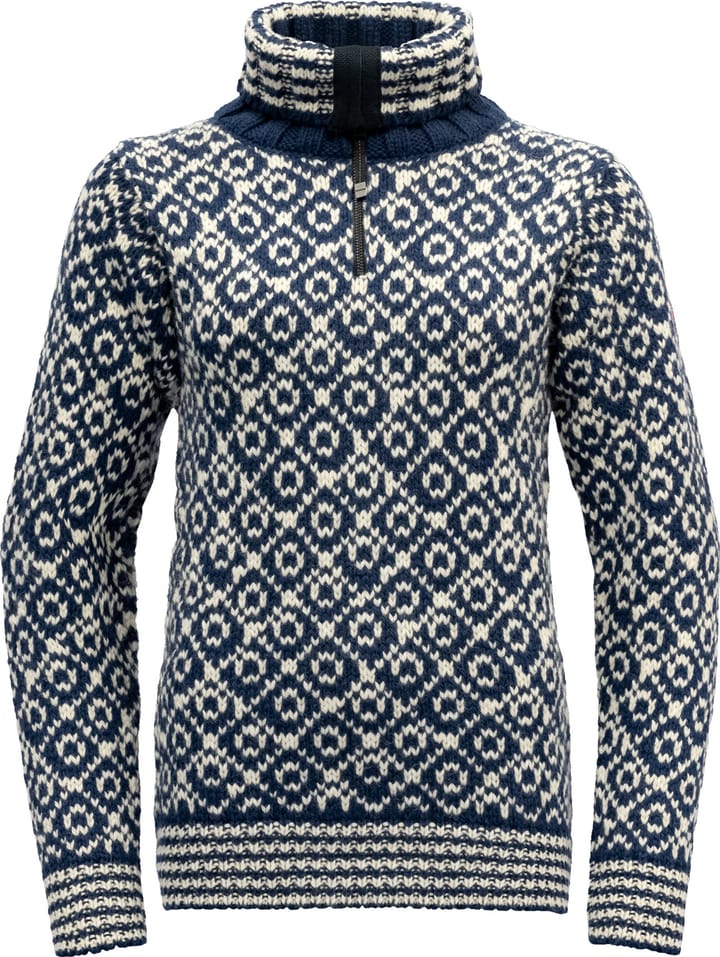 Devold Unisex Svalbard Wool Zip Neck  Night Devold