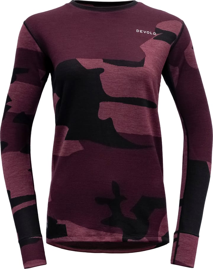 Women's Kløvstien Merino Shirt BEETROOT Devold