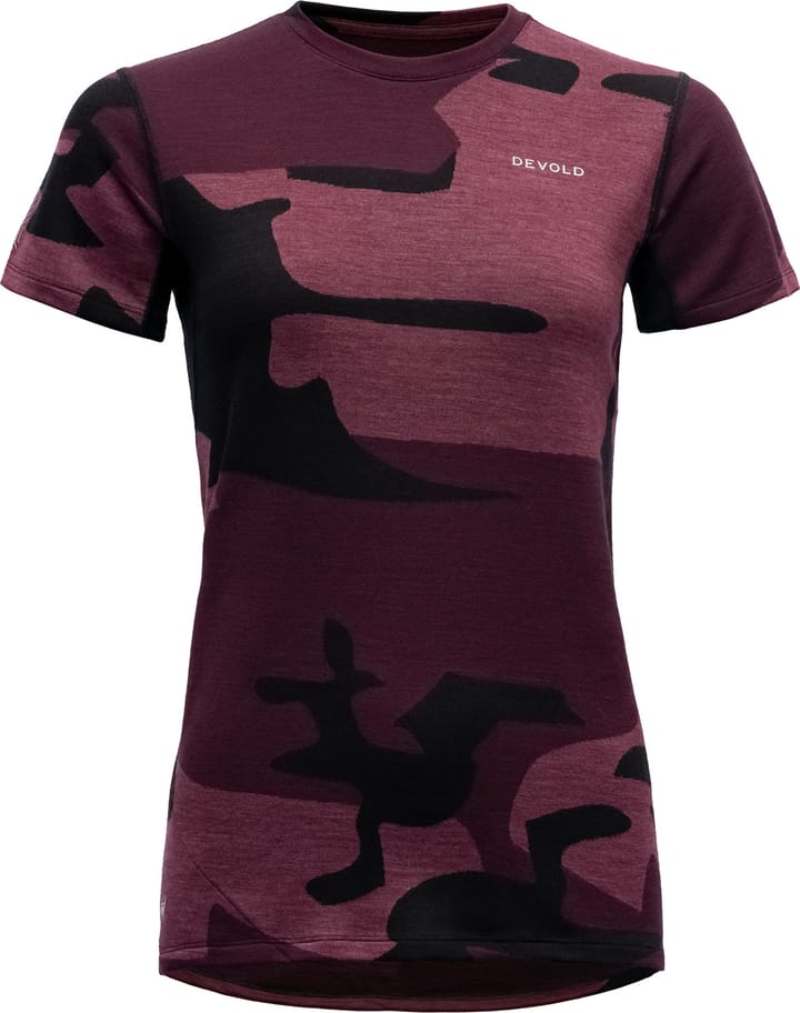 Women's Kløvstien Merino Tee BEETROOT Devold