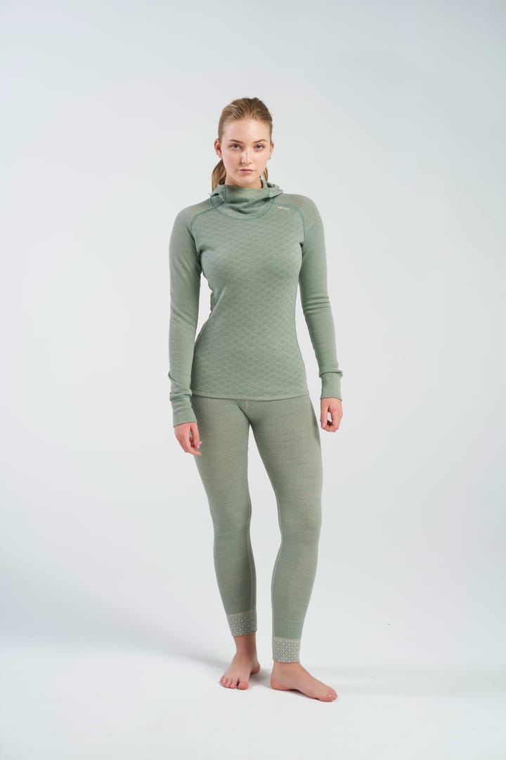 Devold Women's Kvitegga Merino 230 Hoodie Raw White Devold