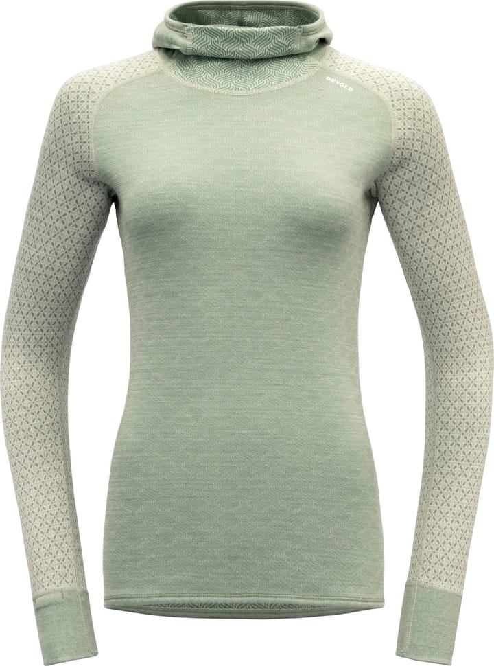 Devold Women's Kvitegga Merino 230 Hoodie Raw White Devold