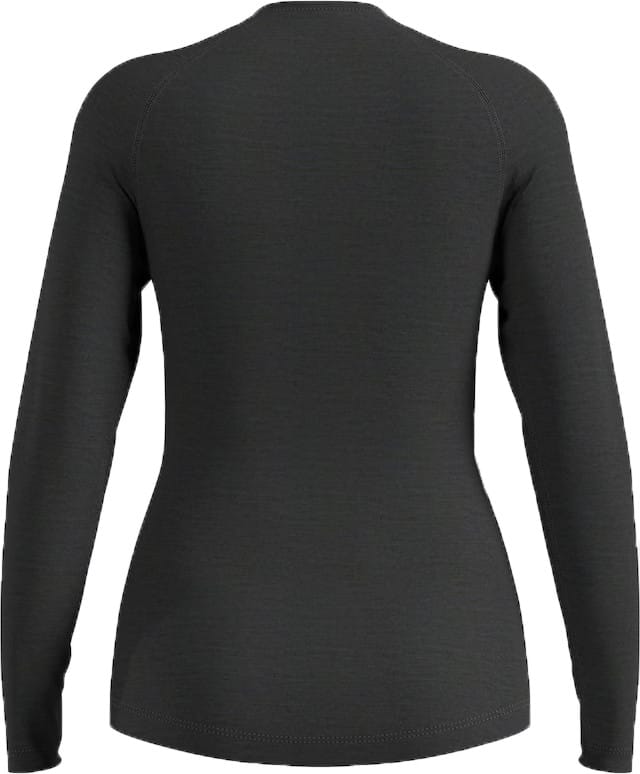 Odlo Women's Performance Wool 150 Base Layer Grey Melange - Dark Grey Melange Odlo